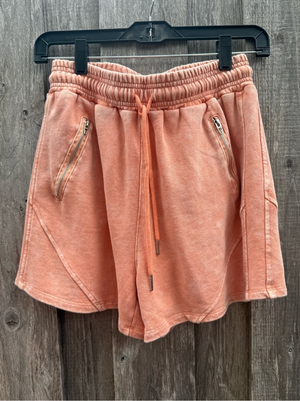 Blank NYC Peach Terry Drawstring Athletic Shorts